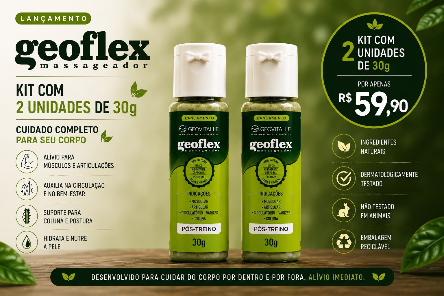 Kit 2 Unidades Geoflex